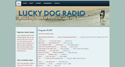 Desktop Screenshot of luckydogradio.com