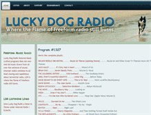 Tablet Screenshot of luckydogradio.com